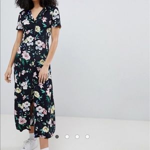 Bershka midi floral dress